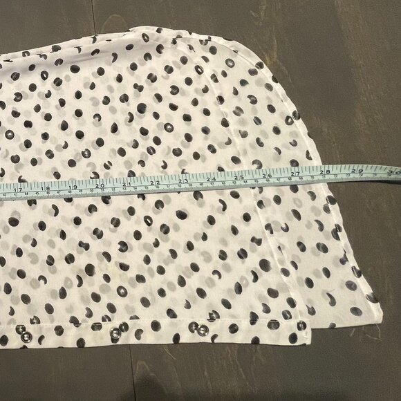 San Francisco black and white blouse. Medium size. 100% polyester. - Picture 11 of 11